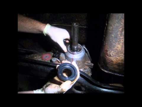 How-To: replace a rear transfer case output shaft seal on a jeep NP231 or NP242