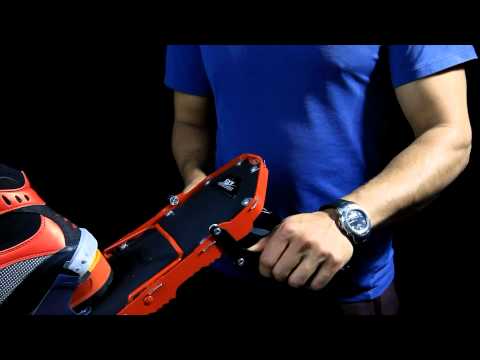 how to fasten msr snowshoes