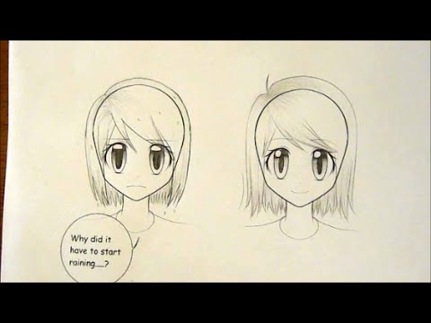 how to draw wet hair