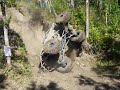 great attempt and self recovery by the jeep guys. Located at Safari Offroad park in Alberta, Canada.