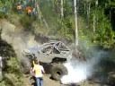 Jeep roll over then roll back
