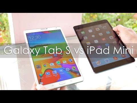 Samsung Galaxy Tab S 8.4 vs iPad Mini Retina Compared