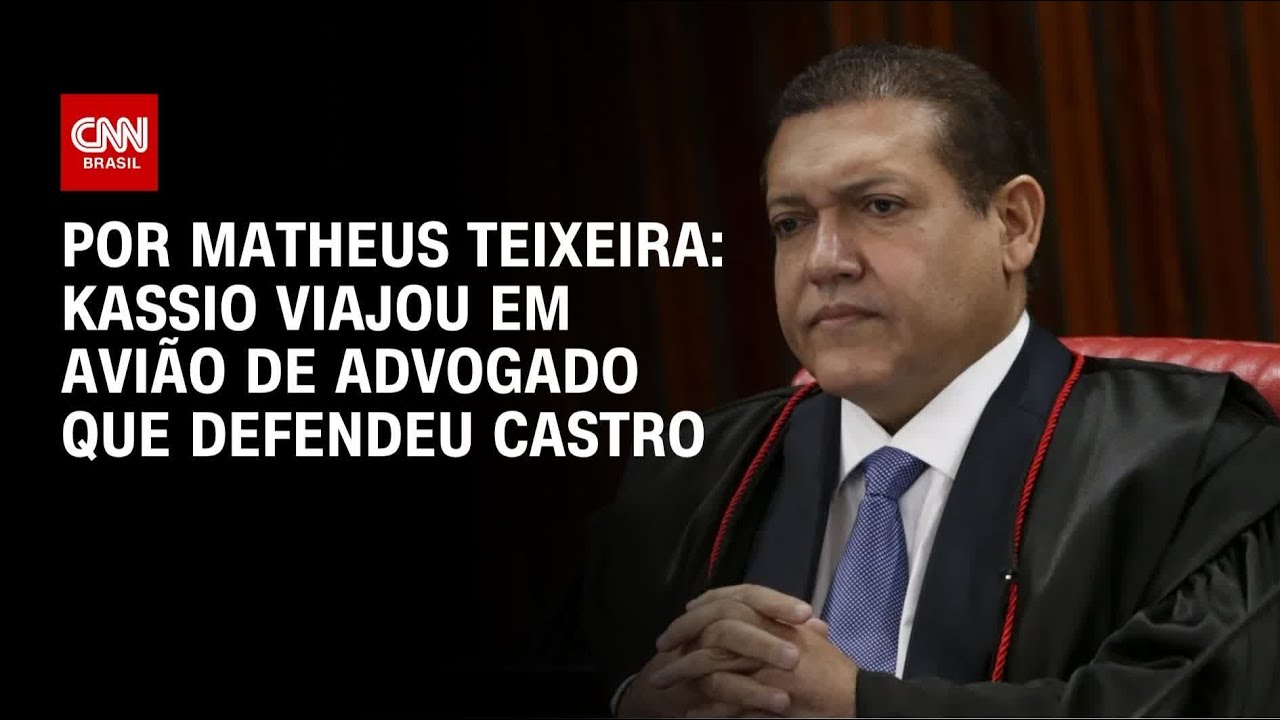 Kassio viajou em avião de advogado que defendeu Cláudio Castro | AGORA CNN