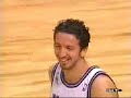 The infamous comeback by the East All Star team led by A.I. and Starbury. Also features the rookie game of the same year with Q-Rich, Darius Miles, Kenyon Martin,J-Rich, and others. Also theres a few clips of the year when VC stepped down to let MJ play in one of his last All Star games ever. Enjoy! I know I did.
