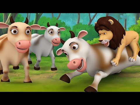 Lion and Four Cows Bengali Story সিংহ এবং চার গাভী বাংলা গল্প 3D Animated Bangla Kids Moral Stories – animatedanimalsstories Lion and Four Cows Bengali Story সিংহ এবং চার গাভী বাংলা গল্প 3D Animated Bangla Kids Moral Stories – animatedanimalsstories