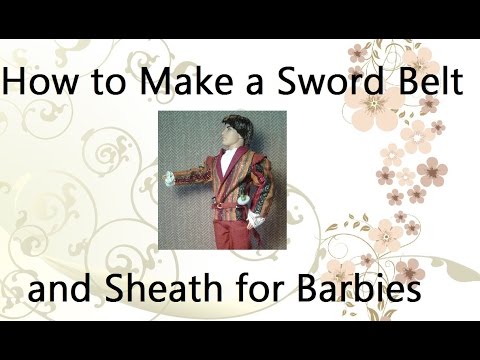how to attach a sword sheath to a belt