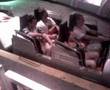 Matt Gerth and King on the flight of fear at kings island