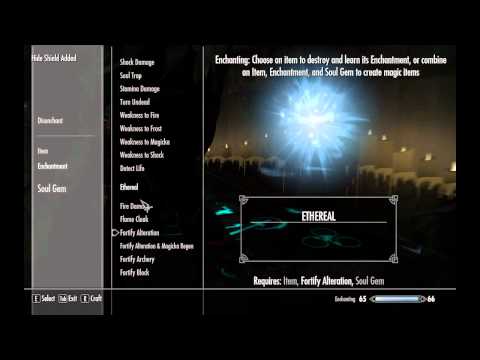 how to enchant in skyrim