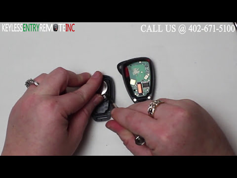 How To Replace Chrysler Town & Country Key Fob Battery 2004 2005 2006 2007