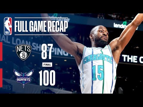 Video: Full Game Recap: Nets VS Hornets | Parker Seals It In The 4th