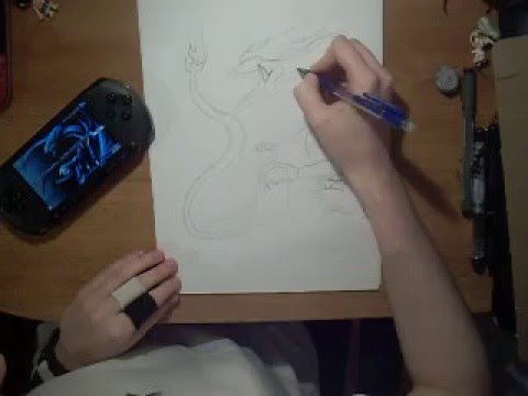 how to draw slifer the sky dragon