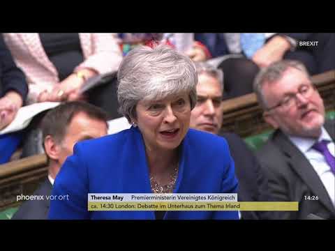 Fragestunde mit Theresa May zum Brexit am 10.04.201 ...