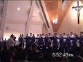 the ateneo chamber singers performing this moses hogan arrangement.