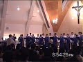 the ateneo chamber singers performing this moses hogan arrangement.