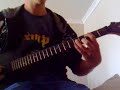 downtown strung out guitar cover