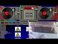 scratching on virtual dj with mouse and keyboard 2