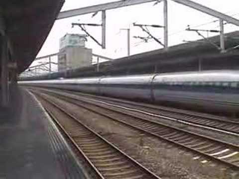 ５００系新幹線　徳山駅にて