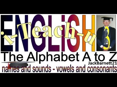 Teaching u i - 3, the English alphabet from A to Z