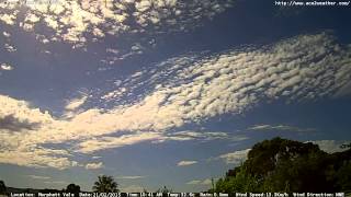 Adelaide weather time Lapse Sat 21 02 2015