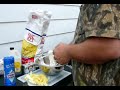 BBQ German Apple Pancake in a Cast Iron Skillet Pit Boys Style