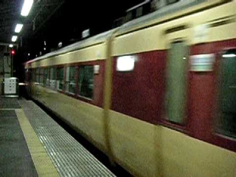 ４８９系ホームライナー　上野発車