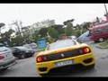 Ferrari 360 chase and accelerations