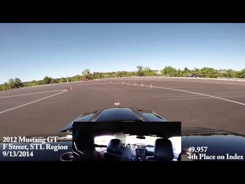 2012 Mustang GT Autocross Multi-Camera Hammond Run 6