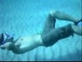 Dancing underwater at Cornino's Bay