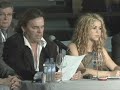La Fundación Alas, respresentada por Shakira, Alejandro Sanz y Fher de Maná, expusieron ante los Jefes de Estados Iberoamericanos seis propuestas sobre la atención en nutrición, salud y educación infantil para los niños entre 0 y 6 años. XVIII Cumbre Iberoamericana de El Salvador. 31 Octubre 2008