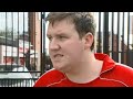 Liverpool fan impersonating Gerrard, Carragher, Owen and Rafa