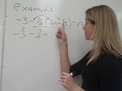 how to collect like terms