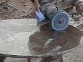 2005.10.13-Polished Fossil Marble Table-Erfoud, Morocco