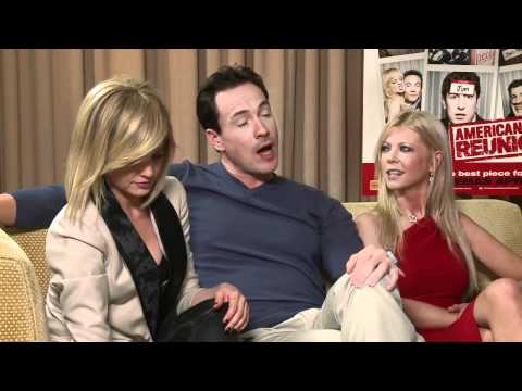 mena subari - Everything was going well and talking about American Pie: Reuion until Chris Klein was called a Sex Pest.