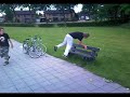 salto`s van bankje beek en donk