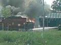 truck on fire
