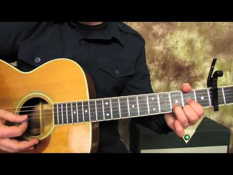 John Denver - Country Roads - Super Easy Beginner Guitar Lessons on Acoustic - How to play
