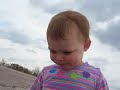 Playing at beach