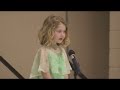 6 Yr Old Izzy Mills Brings Down the House at Talent Show