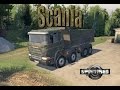 Scania 8x8 для Spintires 2014 видео 1