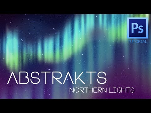 how to draw northern lights
