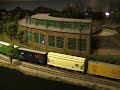 This 200sq. ft. Model Railroad was designed and built by Pop's Custom Model Railroads, LLC. Creators of fine scale Museum Quality Model Railroads. Based out of Louisville, KY They employ a number of highly trained craftsmen. The theme of this railroad is based off of the LN Railroad in the late summer of 1955. It features a dual main line code 83 HO scale track. For more info and photos please visit www.popscustomlayouts.com