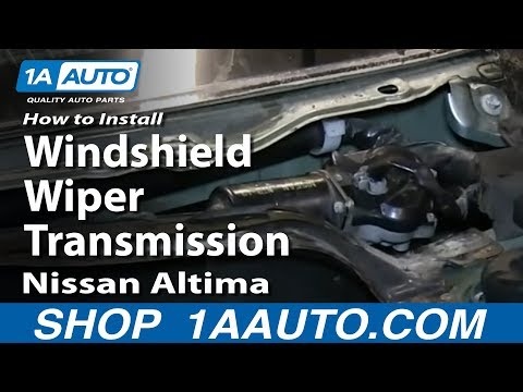 How To Install Replace Windshield Wiper Transmission 2002-06 Nissan Altima
