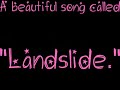 Landslide - \"Infinite\", from The Perks