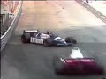 -Accidente entre Bruno Giacomelli y Michele Alboreto