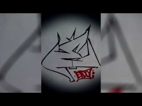 how to draw letter d'in graffiti