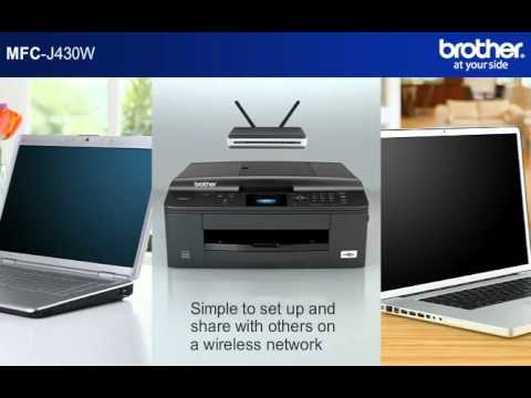 how to set up brother mfc j430w wireless