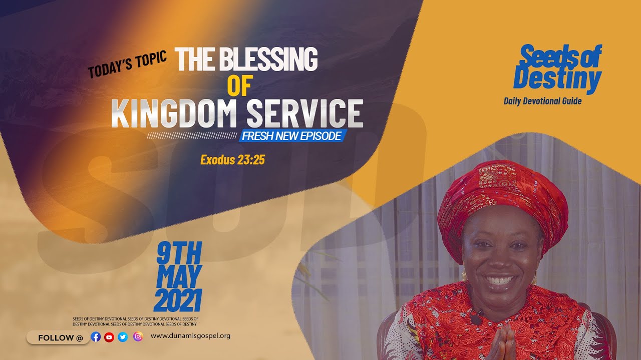 Seeds of Destiny 9 May 2021 Summary Video by Dr Becky Paul-Enenche Seeds of Destiny 9 May 2021 Summary Video by Dr Becky Paul-Enenche