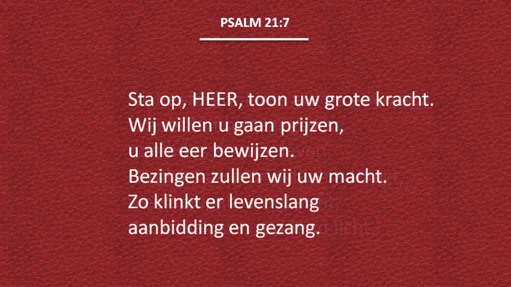 Levensliederen – Psalm 21