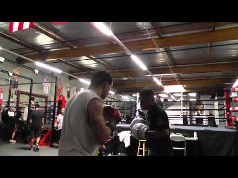 future champ egis kavaliauskas working with robert garcia EsNews Boxing