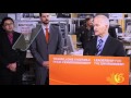 Jack Layton Campaigns In Montreal